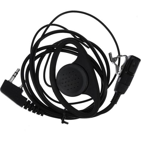 casque d'interphone, talkie-walkie, oreillette radio bidirectionnelle-98x6.8cm-Black