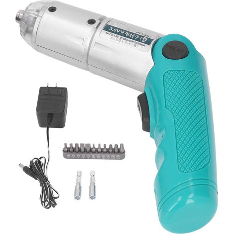Kit tournevis électrique rechargeable portable, outil à main industriel, prise CN 220V AC (1/5)