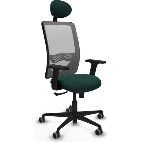 Chaise de bureau piqueras y crespo Zulema noir mousse confortable (1/2)