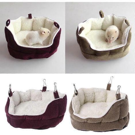 Hamac en cage LovelyHamster, nid douillet et chaud pour l'hiver, canapé-lit suspendu (1/4)