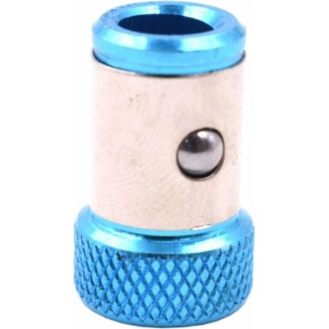 3er-Pack Bit-Magnetisierer, Schraubendreherkopf-Magnetisierer, universeller Anti-Rutsch-Magnetring, dicker und starker magnetischer Schraubenring – Blau