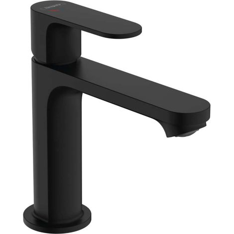 Hansgrohe Rebris S - Grifo de lavabo, CoolStart, negro mate 72520670 (1/2)