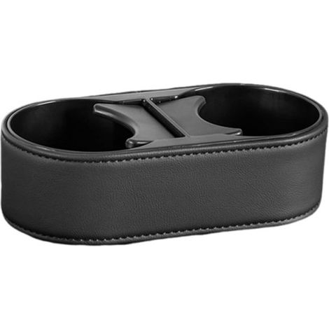 Porte-gobelets de voiture – Double porte-gobelets, base renforcée et stable avec bras latéraux extensibles Convient aux véhicules tout-terrain