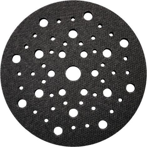 Metabo – Plateau intermédiaire auto-agrippant 630260000 pour ponceuse SXE 150 – Diamètre 150mm – Perforé pour feuilles abrasives à 8 trous (1/2)