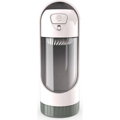 Gourde Pour Chien - 300 ml - Anti-fuite À Bouton Pressoir - Bac À Eau Rétractable - Pour Chiens Et Chats - 1 Pièce (1/5)