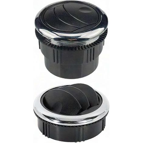 2x Déflecteur d'air rond pour bouche de ventilation de camping-car et bus, sortie de climatisation (1/5)