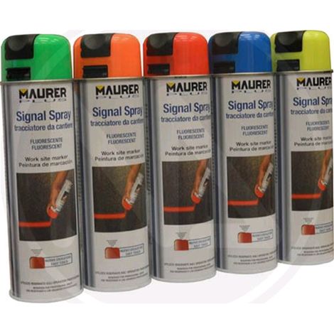 TRACCIATORE SPRAY GIALLO FLUOR. MAURER PLUS 500ML