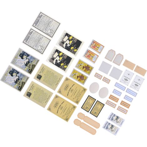 40 autocollants rétro, imperméables, résistants à la poussière et faciles à déchirer, pour ordinateur portable, valise, voiture, coins orange (1/5)