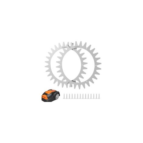 Amélioration de la traction pour tondeuse robotique, pointes de dent de roue, compatible avec les robots tondeuses Yardforce, taille de roue 215 mm.