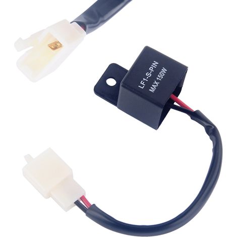 Relé intermitente LED para motocicletas: regula la frecuencia de parpadeo de las luces intermitentes.