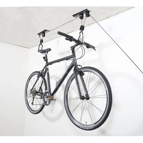 Porte-Vélos - Suspension Plafond Pour Vélo - Garage Sous-Sol - Charge Max 20 Kg - Hauteur Installation Jusqu'à 4 M - 1 Pièce (1/3)