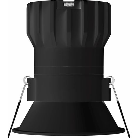 Faretto LED da Incasso Pulsar 8W 40º Nero Opaco con Tecnologia Switch CCT 2700K/3200K/4000K e Dimmerazione TRIAC - Beneito & Faure