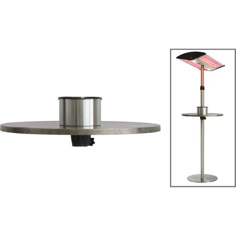 Ripiano per Bibite con Posacenere per Lampione Riscaldante Elettrico Kraus Gea (1/4)