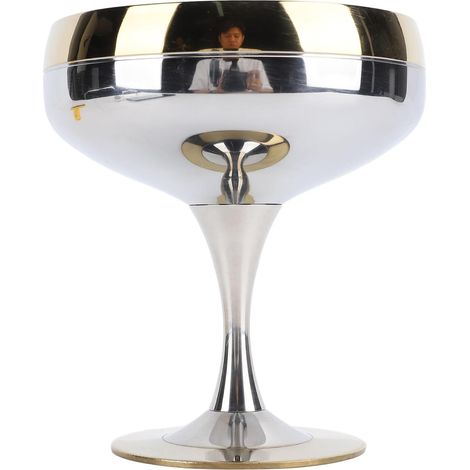 Gobelet à Glace, 200 ML, Bol à Glace sur Pied en Acier Inoxydable SUS304 pour Servir des Desserts, des Puddings, des Fruits, des Martinis et des Cocktails (1/5)