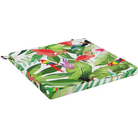 Coussin de siège 1 pièce SOEST 100 % polyester Multicolore vidaXL