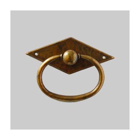 Maniglia per mobili 5075 60x85 mm - patinato antico