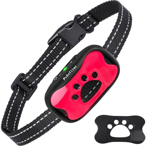 Rechargeable Anti-Bark Dog Collar – Red (1/5)