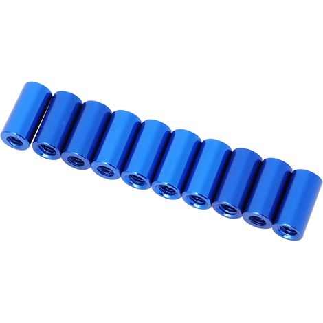 10 tiges de fixation rondes en aluminium M3x10 pour entretoises de colonne Mazarine (1/5)