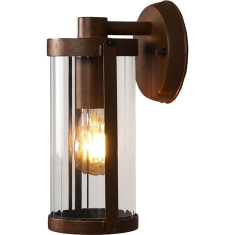 Lampe murale de conception Catania brun rouille - 7361-971
