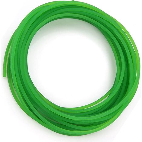 Courroie ronde en polyuréthane, courroie ronde en PU texturé vert, courroie transporteuse industrielle, courroie à joint torique, peut être raccordée à des moteurs électriques et à des courroies de to (1/5)