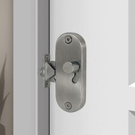 Verrou de sécurité pour portes coulissantes, angle de 90°, pour installation domestique et usage quotidien.-AquaForge (1/5)