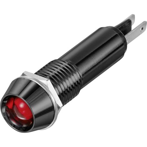 TRU COMPONENTS TC-12355448 LED-Signalleuchte Rot    12 V/DC, 24 V/DC