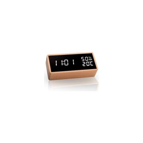 Reloj, zumbador y temporizador para panel eléctrico. Reloj despertador LED. Reloj despertador digital, reloj de mesa DENUOTOP - Crezuo.