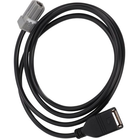 Adaptateur USB femelle câble convertisseur audio voiture Mazda, remplacement lecteur CD MP3 MP4, cordon de connexion stéréo, accessoire compatible autoradio. (1/5)