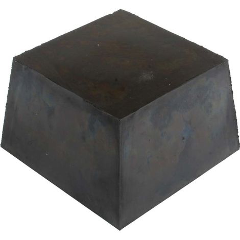 Trapezförmiger Gummiblock, universell 120x120x80mm (1/2)