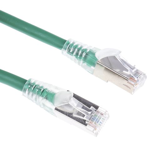 Câble cat 6 Avec connecteur / , F/UTP, gaine LSZH Vert, 2m ( Prix pour 1 )