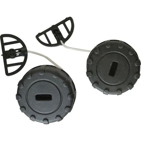 Lot de 2 bouchons de réservoir pour tronçonneuses STIHL 017, 018, MS170 et MS180. Accessoires et pièces détachées. (1/4)