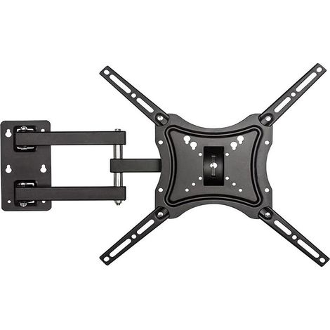 Staffa a parete per tv lcd plasma da 14 a 55 pollici attacco vesa supporto da muro per televisione a schermo piatto 14-55" inclinabile con braccio snodabile estensibile (1/4)