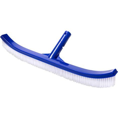 Brosse de piscine, brosse de nettoyage de piscine, nettoyeur de brosse de piscine à ligne de colle forte de 18 pouces, nettoyeur léger multi-usages, poils denses, entretien efficace de la piscine-Munt (1/5)