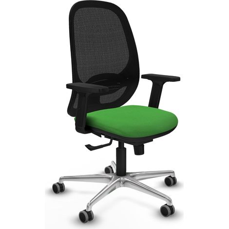 Chaise de bureau piqueras y crespo Cilanco noir accoudoirs réglables (1/2)