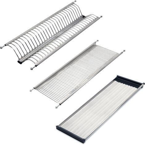 Égouttoir Suspendu Drynox pour Assiettes et Verres, largeur intérieur module 735-785mm, chromée, Acier (1/5)