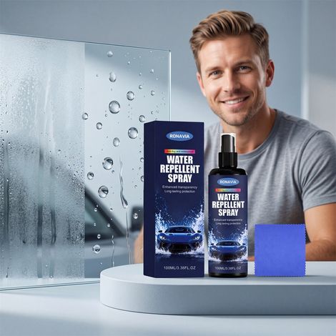 Antibeschlag- und Imprägnierspray für Autoscheiben, Reiniger für klare Sicht auf Autoscheiben und Windschutzscheiben – 100 ml + 1 Tuch -- DTEKGAZ (1/5)