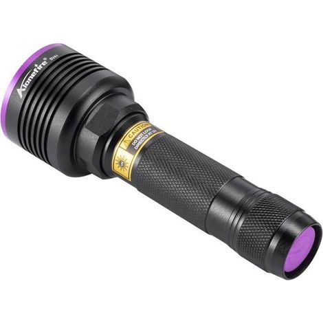 Torcia LED UV SV41 da 10 W, 395 nm, ricaricabile, con luce ultravioletta nera, rilevatore di urina per resina, pesca, scorpione, minerali, con occhiali di protezione UV, caricabatterie, batteria