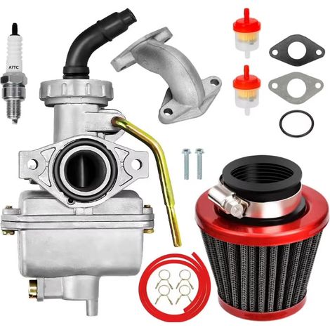 Kit carburatore, gruppo filtro aria di aspirazione carburatore, accessori ATV/motocross, adatto per moto Tao 4 tempi Go Kart Pit Dirt Bike