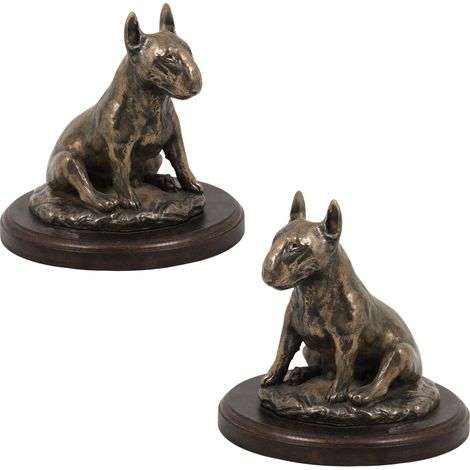 Bull Terrier, Bull Terrier V - estatuilla de perro, figura de oficina, trofeo para una exposición canina de Art-Dog (1/5)