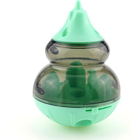 Jouet interactif pour chien avec lumière clignotante et nourriture qui fuit, distributeur de nourriture pour chiots et chats, boule de puzzle, mangeoire lente, jouets pour friandises (1/5)