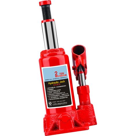 Auto-Flaschenheber, vertikale Verwendung, multifunktional, langlebig, platzsparend, erhöhte Sicherheit, hydraulisch für 2-Tonnen-Fahrzeuge. (1/5)