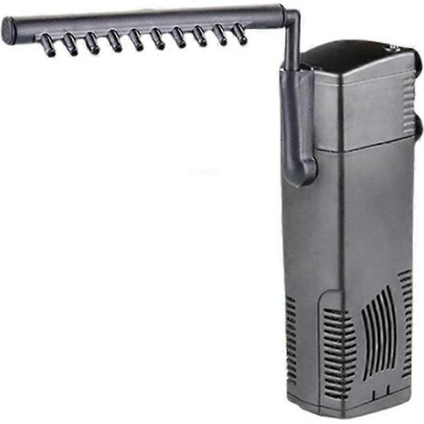 Pompe de filtration hydropneumatique submersible ECO 4 en 1 pour aquarium/cube de charbon actif 16 W - AquaForge (1/5)