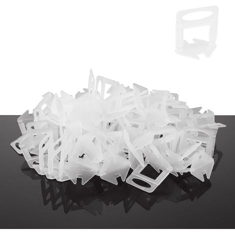 500 Pièces Croisillon Autonivelant 3mm, Croisillon Carrelage Autonivelant en Nouveau Matériau PP, Cale Carrelages Autonivelants pour Carrelage, Carrelage Sol, Carreaux de Mur (1/5)