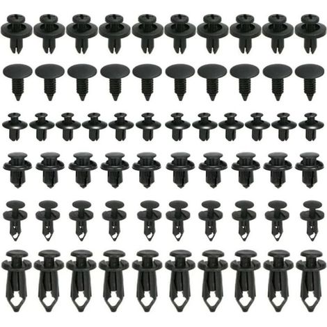 YMYNY Clips Voiture, 190 Pièces Rivet Clips Plastique Rivets Plastiques Fixation de Protection avec D (1/5)