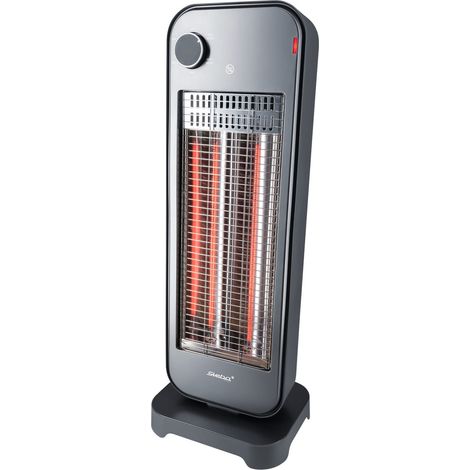 STEBA Radiateur au carbone CH 2 ECO, oscillant 90°, 2 niveaux, gris