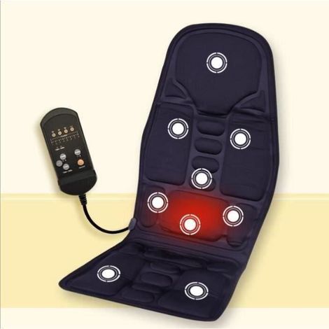 progrès-Siège massant Matelas de massage chauffant Apppareil de massage Fauteuil de massage du dos (1/4)