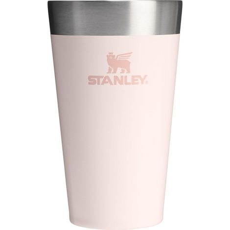 STANLEY 1913 Adventure Stacking Beer Pint 0.47L - Mantiene Le Bevande Fresche Per 4 Ore - Pinta Di Birra In Acciaio Inossidabile - Lavabile In Lavastoviglie - Rose Quartz (1/5)