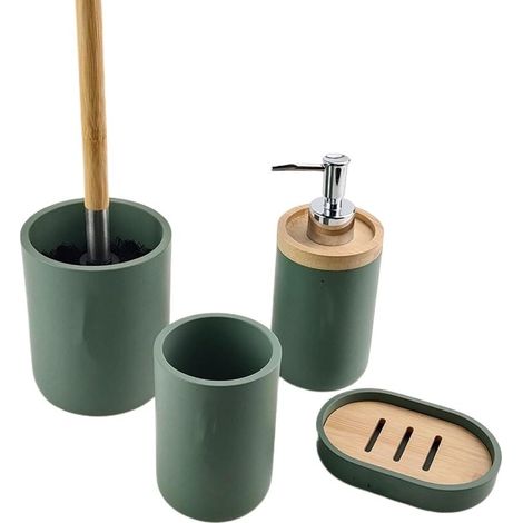 Bathroom Kit for Cement 4 Piece Set for Home Decoration