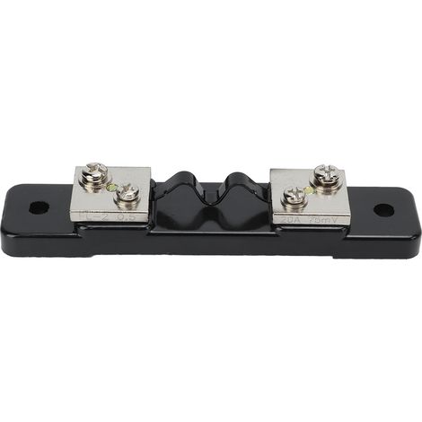 Lot de 10 résistances shunt 75 mV CC pour ampèremètres numériques et analogiques (20 A). (1/5)
