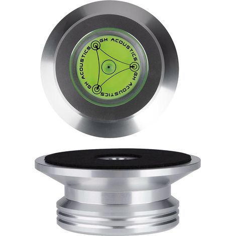 Nouveau stabilisateur de disque vinyle LP noir avec pince de serrage en métal